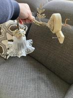 Antieke wandlamp badkamer, Huis en Inrichting, Ophalen of Verzenden, Gebruikt, Glas, Antiek