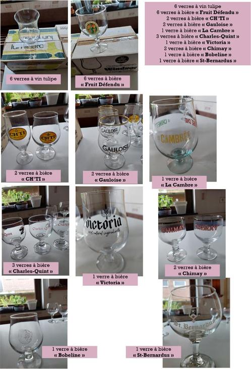 Lot de verres à donner d'urgence avant mise en décharge, Huis en Inrichting, Keuken | Servies, Zo goed als nieuw, Glas of Glazen