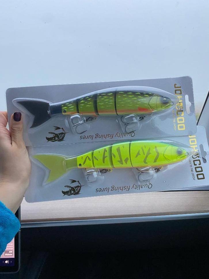 2 kunstaas nieuw -  johncoo -  visgerief vismateriaal, Watersport en Boten, Hengelsport | Algemeen, Nieuw, Kunstaas, Ophalen of Verzenden