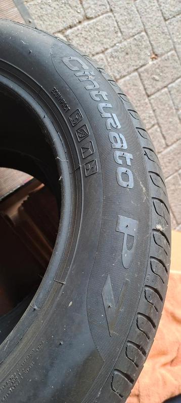 2 Pirelli P7 banden 215/55-16 duim  beschikbaar voor biedingen