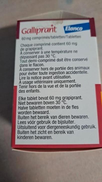 Galliprant 60 mg Hond, Dieren en Toebehoren, Honden-accessoires, Ophalen