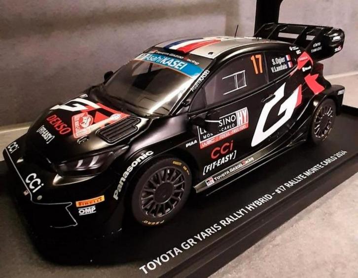 1:18/GR/ Toyota yaris/Rally Monte carlo 2024/NIEUW, Hobby & Loisirs créatifs, Voitures miniatures | 1:18, Neuf, Voiture, Autres marques