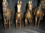 antieke houten paardjes, Antiek en Kunst, Ophalen