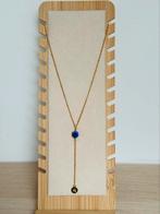 Rozenkransketting met fijn goud en koningsblauw kristal, Sarahberlemont@outlook.com, Blauw, Bohêmia, Belgique