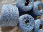 Ruim 330 gram hele fijne draad (blauw)  ( breiwol  ), Laine ou Fils, Enlèvement ou Envoi, Neuf, Tricot ou Crochet