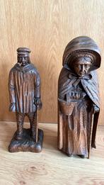 Houten beeld : man / vrouw, Ophalen