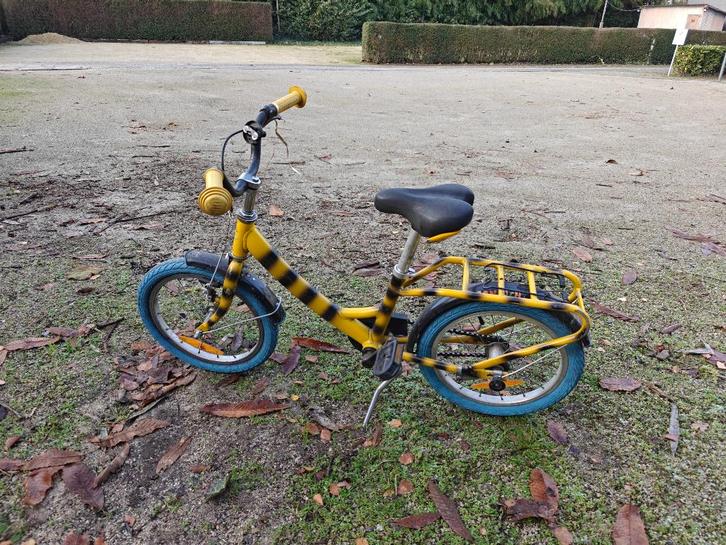 Keicool fietsje met tijgermotief (4 - 5 jaar), Fietsen en Brommers, Fietsen | Kinderfietsjes, Gebruikt, Minder dan 16 inch, Ophalen