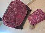 Trolley kipling + trousse, Ophalen, Gebruikt, Paars, Overige typen