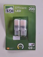 NEUF - LED 200 Lumen (2.2W-21W) x 2 - Warm White, Ophalen of Verzenden, Nieuw, Led