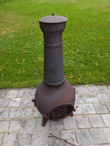 Terraskachel/terrashaard gietijzer beschikbaar voor biedingen