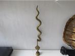 Serpent Cobra stylisé en laiton vintage, Antiquités & Art, Curiosités & Brocante, Enlèvement ou Envoi