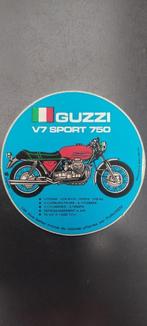 Sticker autocollant  moto Guzzi V7 sport 750 vintage, Sport, Gebruikt, Ophalen of Verzenden