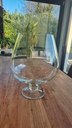 Vaas "cognacglas", Enlèvement ou Envoi, Comme neuf, Verre, Moins de 50 cm