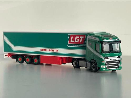 Herpa DAF XG - LGT Danmark 1/87, Hobby en Vrije tijd, Modelauto's | 1:87, Zo goed als nieuw, Bus of Vrachtwagen, Herpa, Ophalen of Verzenden