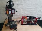 kleine freesmachine en draaibank voor metaal, Ophalen, Zo goed als nieuw