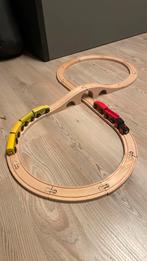 Houten treinset IKEA, Ophalen of Verzenden, Zo goed als nieuw