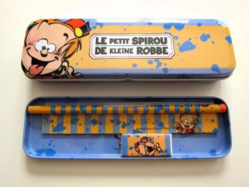 Boite Petit Spirou + latte, gomme et crayon (2005) Etat neuf, Boeken, Stripverhalen, Nieuw, Eén stripboek, Ophalen of Verzenden