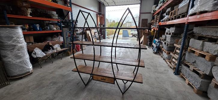 étagère bibliothèque industriel , bois métal, Maison & Meubles, Accessoires pour la Maison | Étagères, Neuf, Enlèvement