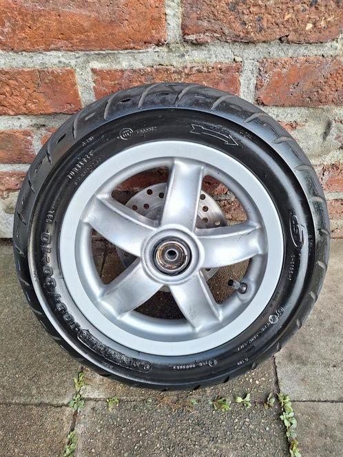 Voorband met velg en schijfrem piaggio zip 50cc scooter, Fietsen en Brommers, Brommeronderdelen | Algemeen, Carburateur, Ophalen of Verzenden