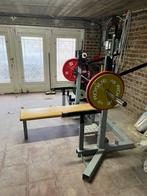 Powerlifting combo rack squat bench, Sport en Fitness, Fitnessmaterialen, Ophalen, Zo goed als nieuw