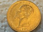 Goud 20 lire 1851 Vittorio Emanuele, Ophalen of Verzenden, Italië, Goud