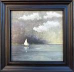 schilderij zeilbootje, Antiek en Kunst, Kunst | Schilderijen | Klassiek, Ophalen