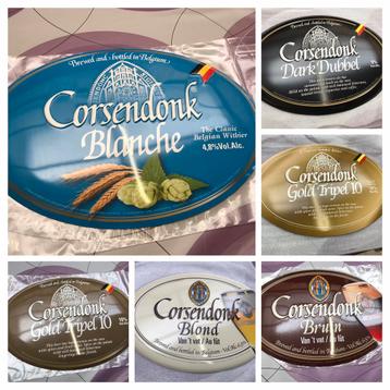 6 verschillende corsendonk reclameborden, 90€ voor de 6stuks beschikbaar voor biedingen
