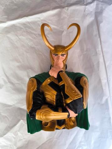 Marvel Loki Buste tirelire., Enlèvement ou Envoi, Comme neuf