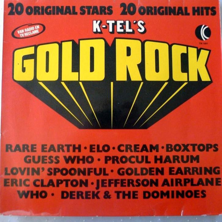 Compilatie LP: Gold rock 20 original hits, CD & DVD, Vinyles | Compilations, Neuf, dans son emballage, Pop, Enlèvement ou Envoi