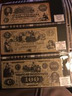 Kopies van Oud Amerikaans en Conferatie geld, Ophalen of Verzenden, Bankbiljetten