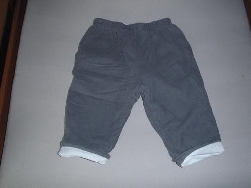 donkergrijze geribbelde legging maat 68, Kinderen en Baby's, Babykleding | Maat 68, Zo goed als nieuw, Jongetje, Broekje, Ophalen