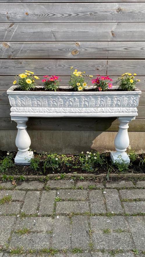 Bloembak&staanders&bloemen, Tuin en Terras, Bloembakken en Plantenbakken, Zo goed als nieuw, Ophalen
