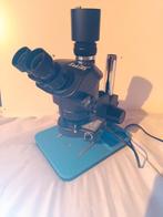 4K stereo trinoculaire microscoop, 7x-50x vergroting, kap, Ophalen, Zo goed als nieuw