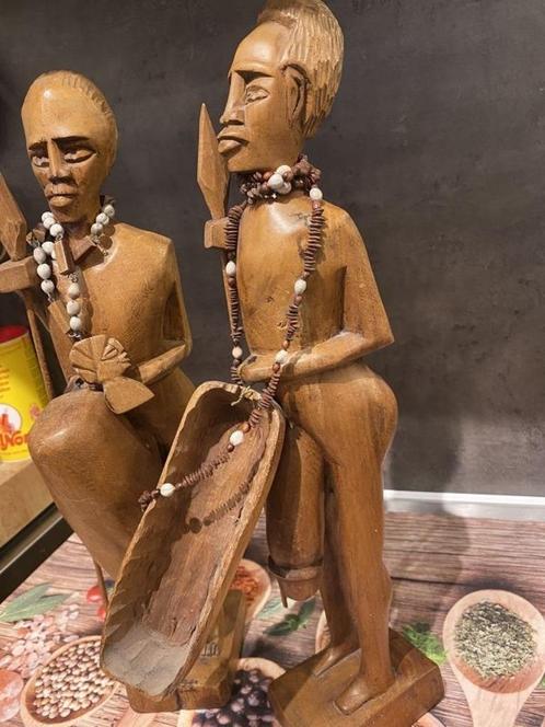 Deux super-chasseurs africains potentiels, Antiquités & Art, Art | Art non-occidental, Enlèvement ou Envoi