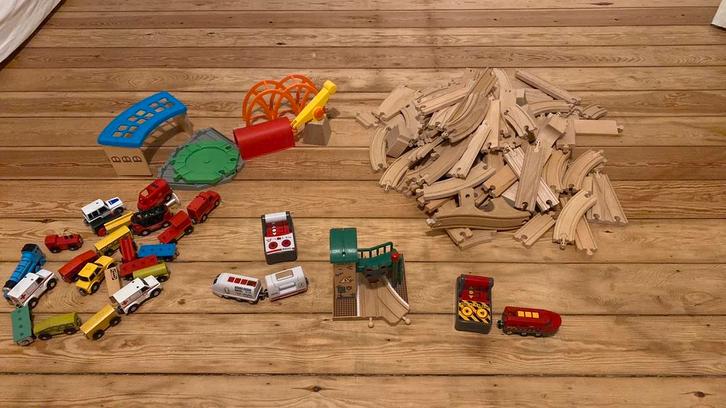 Lot Brio / Train Ikea, Kinderen en Baby's, Speelgoed | Bouwstenen, Gebruikt, Ophalen