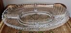 Plat en cristal ovale à 5 compartiments, neuf, Ophalen of Verzenden