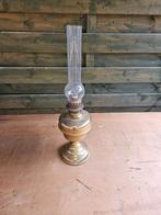 Antieke koperen olielamp, Antiek en Kunst, Antiek | Brons en Koper, Ophalen