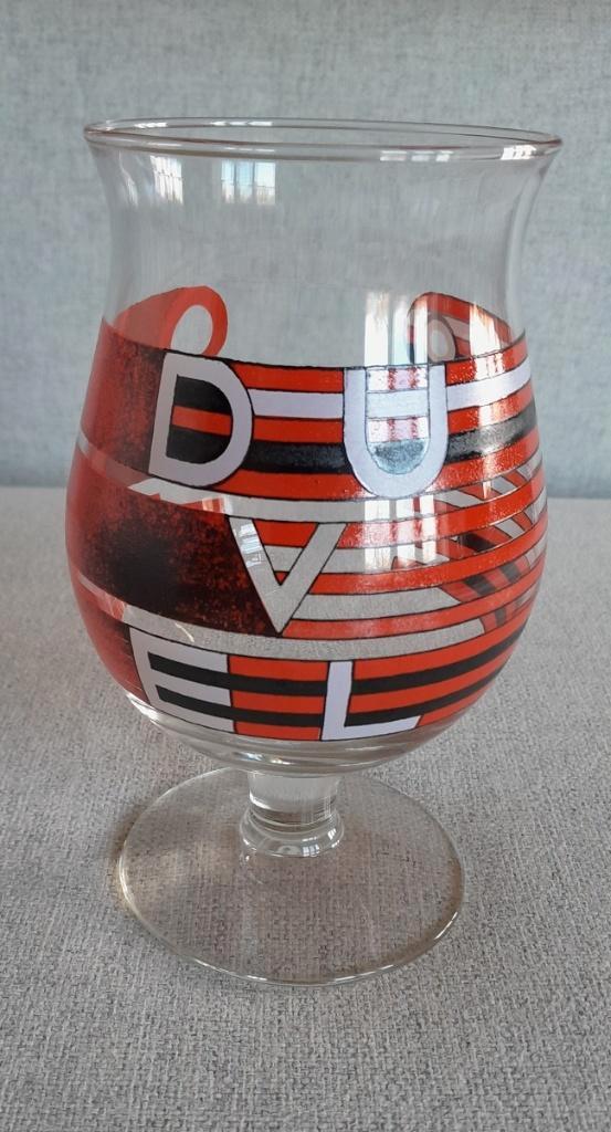 Duvel Stefan Glerum glas bierglas, Verzamelen, Glas en Drinkglazen, Bierglas, Ophalen of Verzenden
