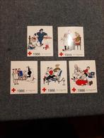 Stickers Rode Kruis : volledige set Suske & Wiske (1986), Boeken, Stripverhalen, Ophalen of Verzenden
