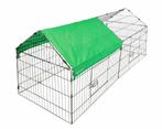 Kippenren Verzinkt XL met afdekcover 220x103x85cm Kippenhok, Dieren en Toebehoren, Pluimvee | Toebehoren, Ophalen of Verzenden