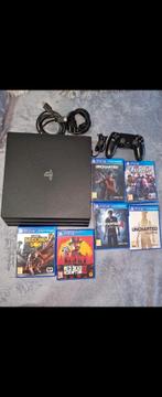 PS4 Pro 6 jeux 1 commande, Consoles de jeu & Jeux vidéo, Consoles de jeu | Sony PlayStation 4, Comme neuf, Enlèvement ou Envoi