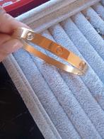 Gouden bangle armband, Ophalen of Verzenden, Nieuw, Goud