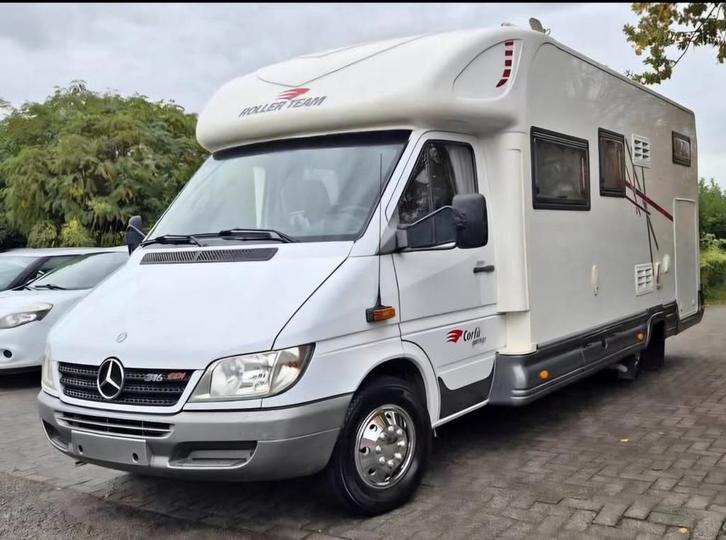 Mercedes Sprinter 2.7 CDI 157pk.110.000 km.Car-Pass, Caravans en Kamperen, Mobilhomes, Particulier, tot en met 4, Overige merken