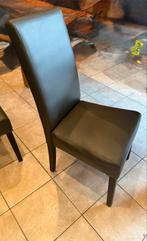6 donker grijze stoelen, Ophalen, Zo goed als nieuw