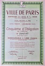 Ville de Paris - emprunts à lots 4% - 1930 -, Postzegels en Munten, Aandelen en Waardepapieren, 1920 tot 1950, Ophalen of Verzenden
