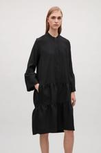 Cos - Overhemdjurk met volants, lange mouw : Zwart - 42/44, Vêtements | Femmes, Robes, Noir, Taille 42/44 (L), Enlèvement ou Envoi