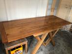 Tafel met x poten, Huis en Inrichting, Tafels | Eettafels, Ophalen, Zo goed als nieuw
