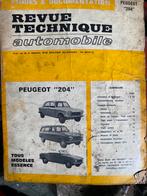 Manuel technique peugeot 204, Ophalen of Verzenden