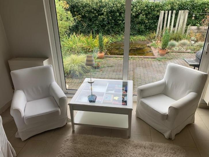 zetel 2 zit  ikea ektorp jennylund  en 2 eenpersoonszetels, Huis en Inrichting, Zetels | Zetels, Gebruikt, Ophalen