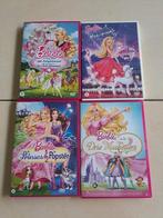 4 Barbie Dvd's, Cd's en Dvd's, Zo goed als nieuw, Ophalen